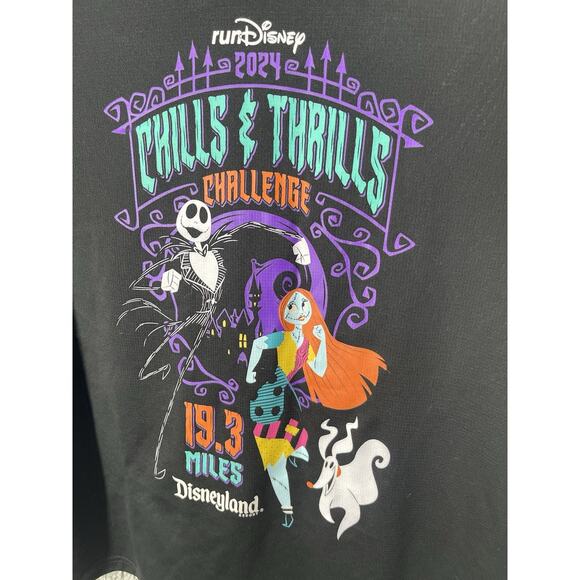 Womens RunDisney 2024 Disneyland Halloween Challenge Shirt Run Disney Size M - Picture 2 of 12